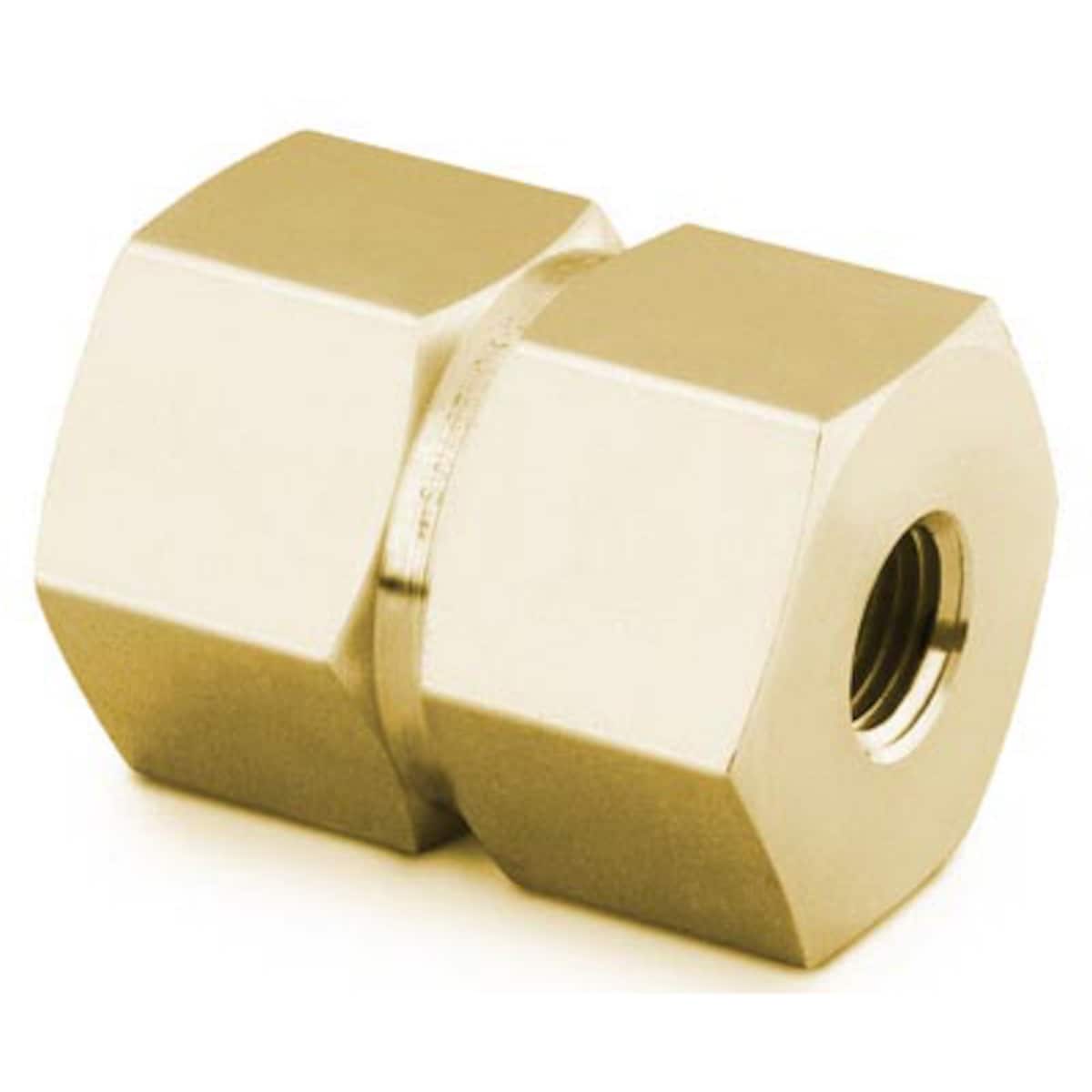 SWAGELOK/世伟洛克 黄铜公称管接头，六角变径接头，3/8 in. 内螺纹 NPT x 1/4 in. 内螺纹 NPT B-6-HRCG-4