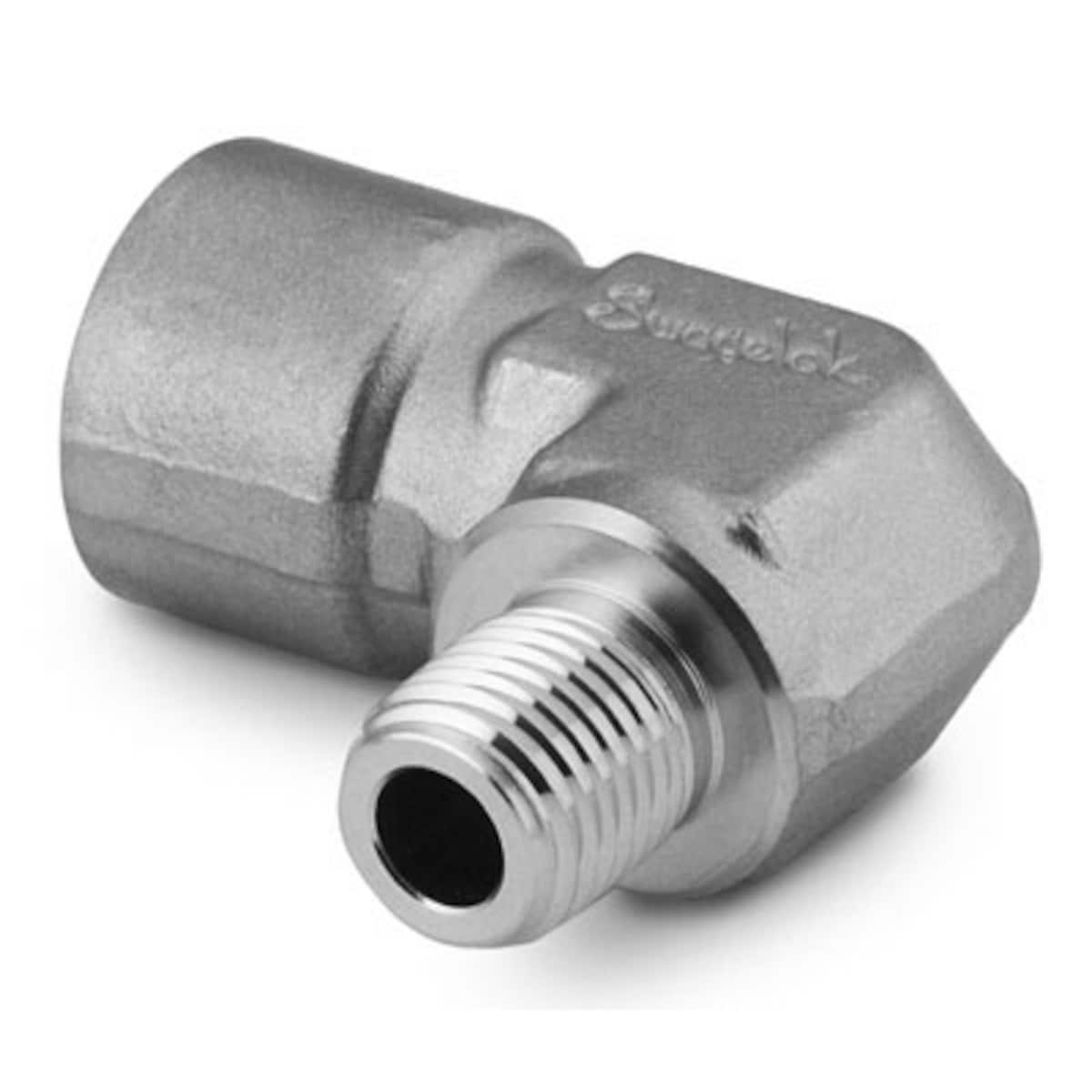 SWAGELOK/世伟洛克 不锈钢公称管接头，变径内外螺纹弯头，1/2 in. 内螺纹 NPT x 1/4 in. 外螺纹 NPT SS-8-RSE-4