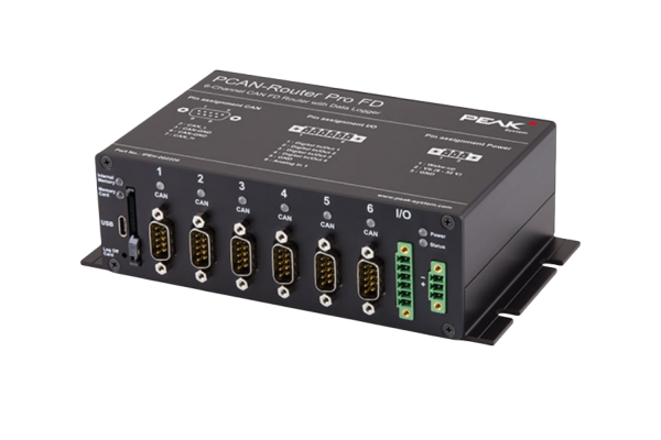 PCAN Router Pro FD系列:6通道CAN 路由器
