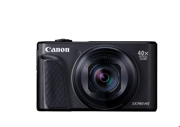佳能 数码相机 SX740HS 黑色，含小脚架+64GB内存卡