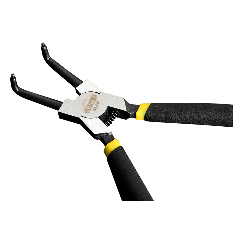 STANLEY/史丹利 德式孔用弯嘴卡簧钳 84-446-23 5"