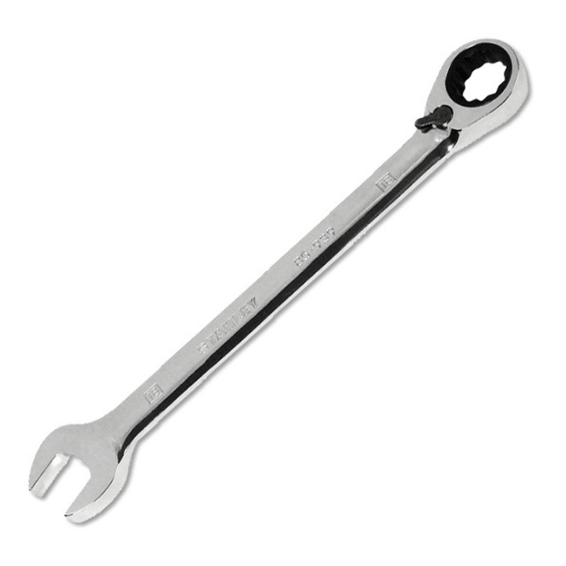 STANLEY/史丹利 公制精抛光双向棘开两用快扳 89-558-1L-22 11mm