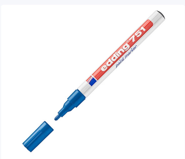edding 油漆笔 edding751蓝色