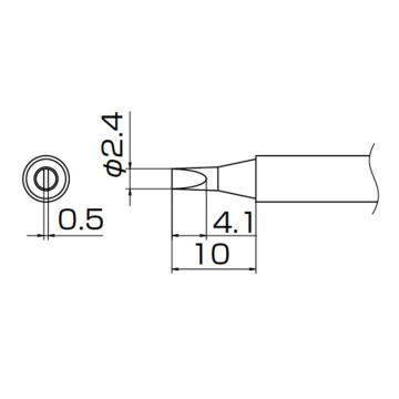 白光 烙铁头T13系列，配套FM-2026 T13-D24