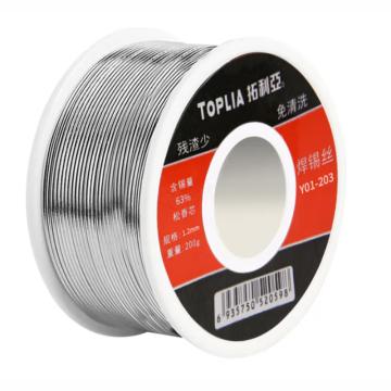 TOPLIA 1.2mm卷式焊锡丝卷式焊锡丝 1.2mm*200g，焊锡量：63% Y01-203