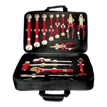 Raxwell 防爆17件套组合套装工具，铝青铜17pcs RTAK0035