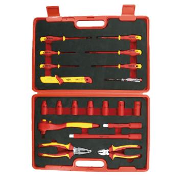YATO/易尔拓 20件套绝缘工具组套1/2"10-19mm，20件套 YT-21297