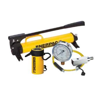 ENERPAC/恩派克 单作用液压缸套件（含油缸+手动泵+软管+压力表+表座），95ton 168mm RC1006+P801+HC7210+GP10S+GA2