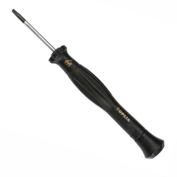 TOPLIA 防静电花型带孔精密螺丝批T10H*40 AS03309H
