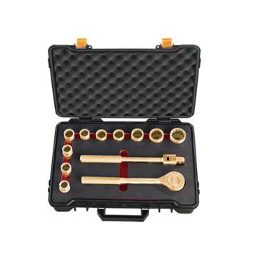桥防 防爆套筒组套1/2”铍青铜，13件套 101F-BE