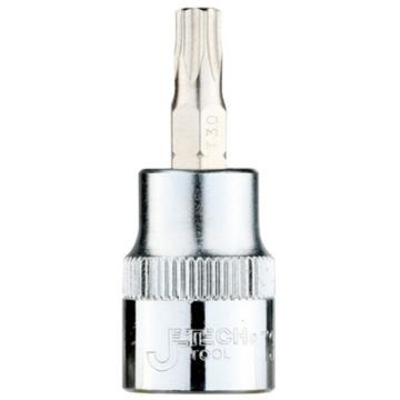 JETECH/捷科 1/2"系列梅花型旋具套筒（中心不带孔）T45，10545 SK1/2-T45