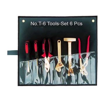 Raxwell 防爆6件套组合套装工具，铍青铜6pcs RTBK0050