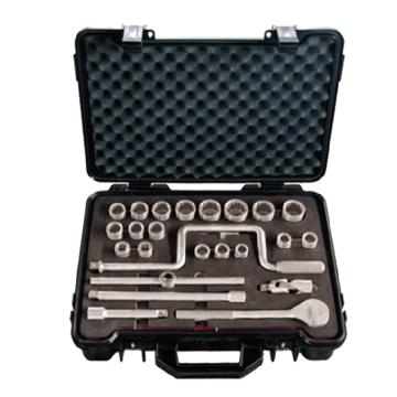 维度 不锈钢1/2”方24件套盒装套筒 ST8513
