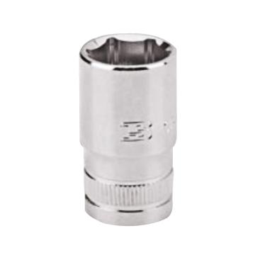 BOSI/波斯 1/2"(12.5mm)系列十二角镜面短套筒17mm BS363617B