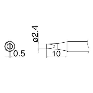 白光 焊咀T31系列，配套焊台FX-100 T31-03D24