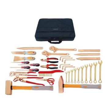 中泊 防爆工具套装铍青铜，38件套 2AA11-38-BE
