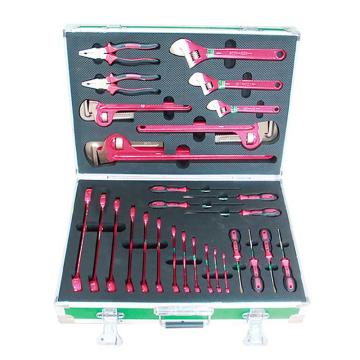 Raxwell 防爆28件套组合套装工具，铍青铜28pcs RTBK0070