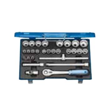 JDR 1/4"-1/2"套筒套装，81件套 19 W20V-20