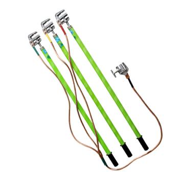 金能电力 1米平口接地棒组配25mm²，软铜线3*1m+2m，地夹 JN-XY-JDX-6KV-01
