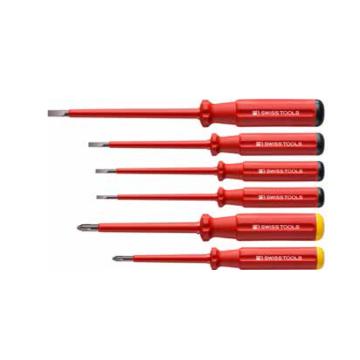 PB SWISS TOOLS 绝缘一字十字螺丝刀绝缘螺丝刀套装6件套 PB 5542(7 610733 063543)
