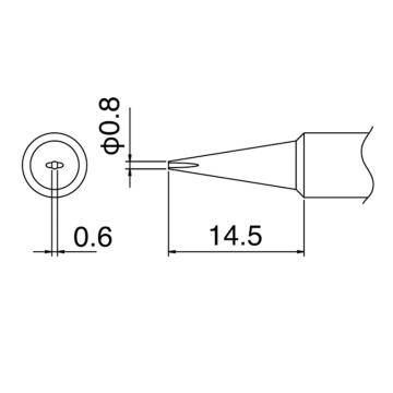白光 通用烙铁头T18系列 T18-D08