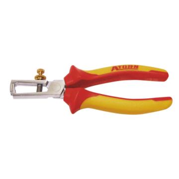 哈恩库博 HAHN+KOLB VDE绝缘剥线钳，镀铬，双组份手柄160mm 53572700