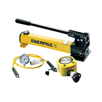 ENERPAC/恩派克 超薄型液压缸套装（含油缸+手动泵+软管+压力表+表座） RSM-1500+P-392*+HC-7210+G2535L+GA-3