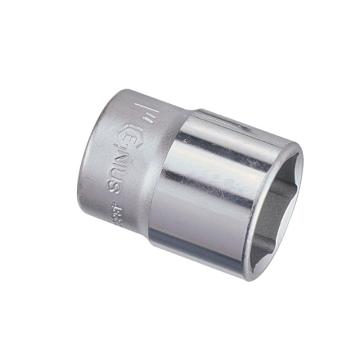 genius/天赋 1/2"手动铬钼钢6角套筒18mm 423818