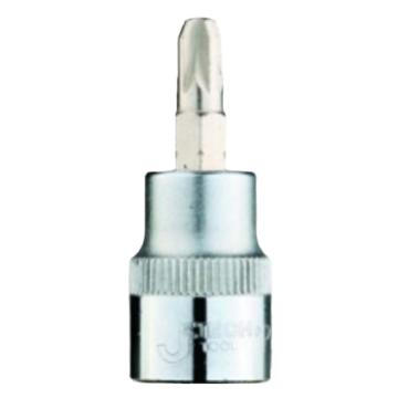 JETECH/捷科 1/4"系列米字型旋具套筒PZ3，13503 SK1/4-PZ3