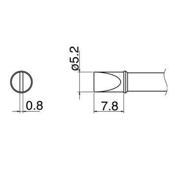 白光 焊咀T31系列配套焊台FX-100 T31-01D52