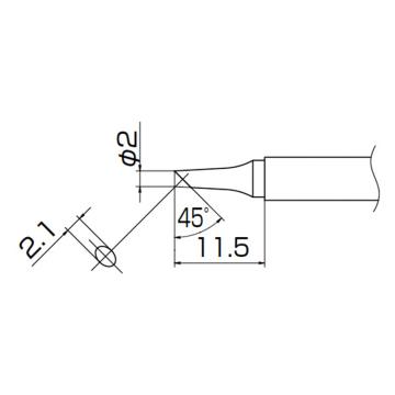 白光 烙铁头T13系列配套FM-2026 T13-BCF2