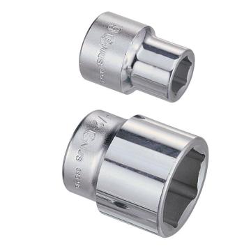 genius/天赋 3/4"(19mm)手动公制铬钼钢六角套筒3/4"*18mm*51mmL 625218