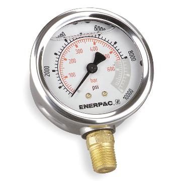 ENERPAC/恩派克 压力表，接口1/4" NPT G2535L