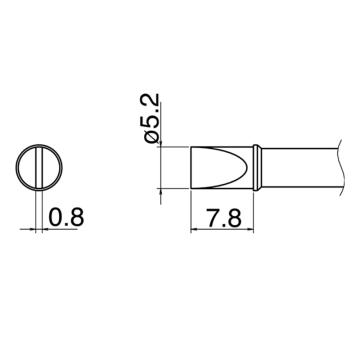 白光 焊咀T31系列配套焊台FX-100 T31-02D52