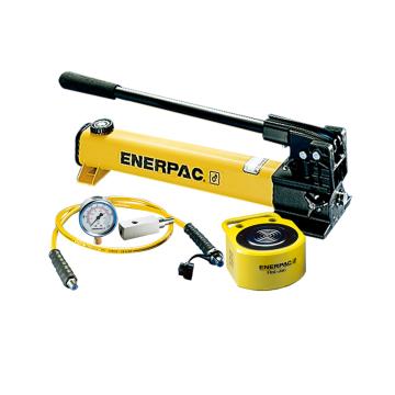 ENERPAC/恩派克 超薄型液压缸套装（含油缸+手动泵+软管+压力表+表座），20ton RSM-200+P-392*+HC-7210+G2535L+GA-3