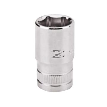 BOSI/波斯 1/2"(12.5mm)系列六角镜面短套筒12mm BS363612A