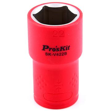 宝工 Pro'sKit 绝缘公制套筒1/2"*22mm SK-V422B