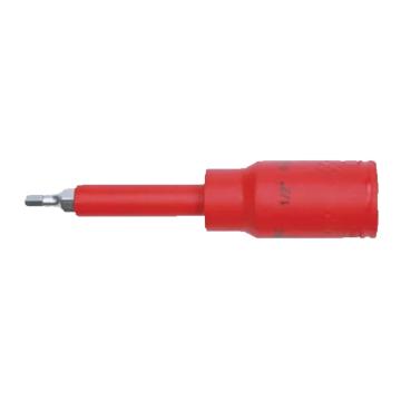 长城精工 1/2"VDE绝缘公制旋具套筒8*120mm 640385