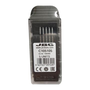 JBC 烙铁头，5支/盒圆锥形，0.8mm C105-105