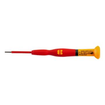 伍尔特 绝缘一字电工仪表改锥0.5*3.0*75mm 0613486030