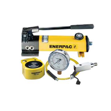 ENERPAC/恩派克 超薄型液压缸套件（含油缸+手动泵+软管+压力表+表座），20ton 11mm RSM200+P392+HC7210+GP10S+GA2