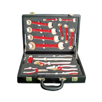 Raxwell 防爆15件套组合套装工具，铍青铜15pcs RTBK0033