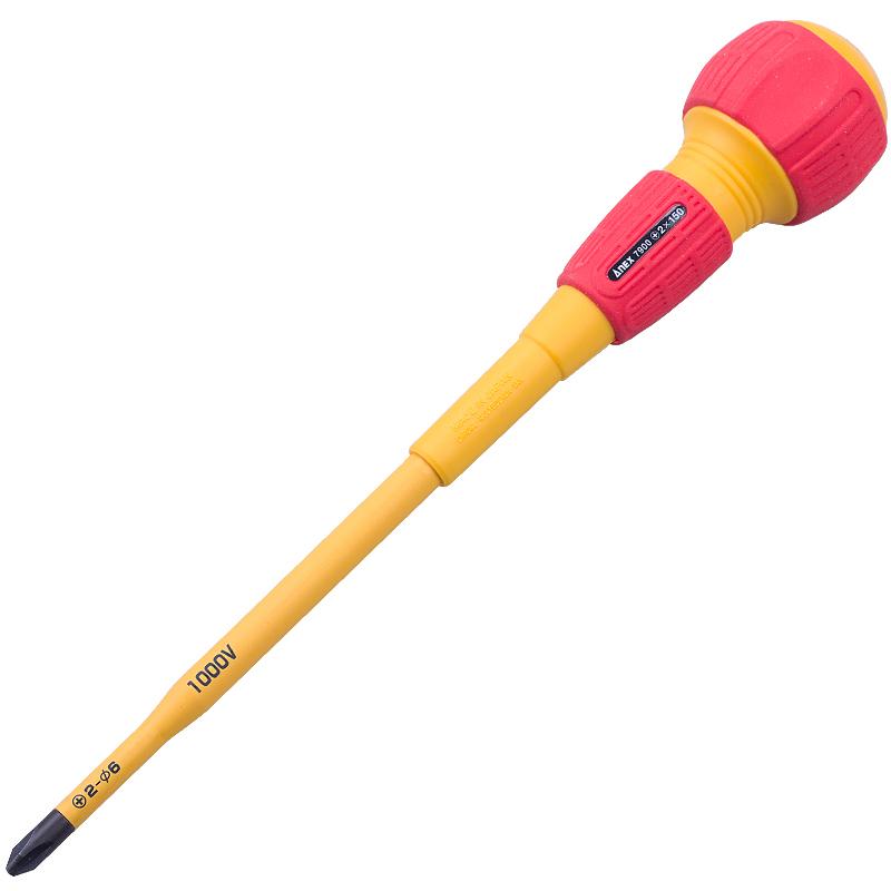 ANEX (ANEX)高压1000V绝缘螺丝刀 No.7900 PH2X150mm(十字)