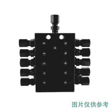 风发科技 递进分配器 一进10个出油口，直径6mm WFD20-10