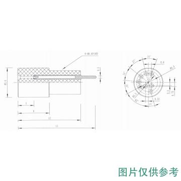 成都威力玛 8PIN插座 WG22-02-21-02