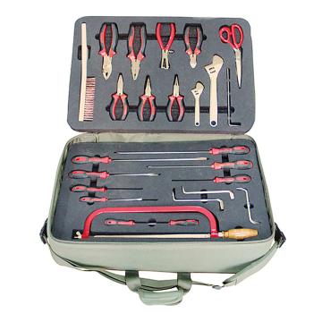 Raxwell 防爆100件套软包组合套装工具，铝青铜100pcs RTAK0059