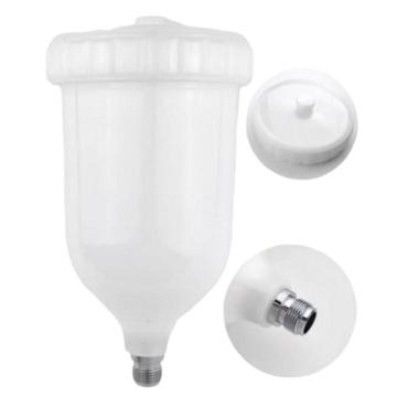朗道推荐 喷枪用喷壶，适用喷枪F410-G系列，镀锌铜接头 塑料壶，600ML 6CP-CN