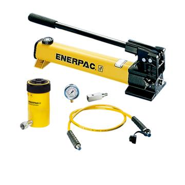 ENERPAC/恩派克 中空柱塞液压缸套装（含油缸+泵+软管+表+表座） RCH-302*+P-392*+HC-7210+G2535L+GA-3