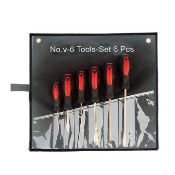 Raxwell 防爆6件套螺丝刀组合套装工具，铍青铜6pcs RTBK0052