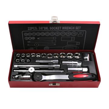 维度 22件3/8”系列公制套筒组套 WD157B-22